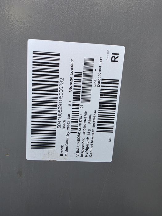 Холодильник Bosch KGN497ICT  новий випуск 2024 року з мікро дефектами