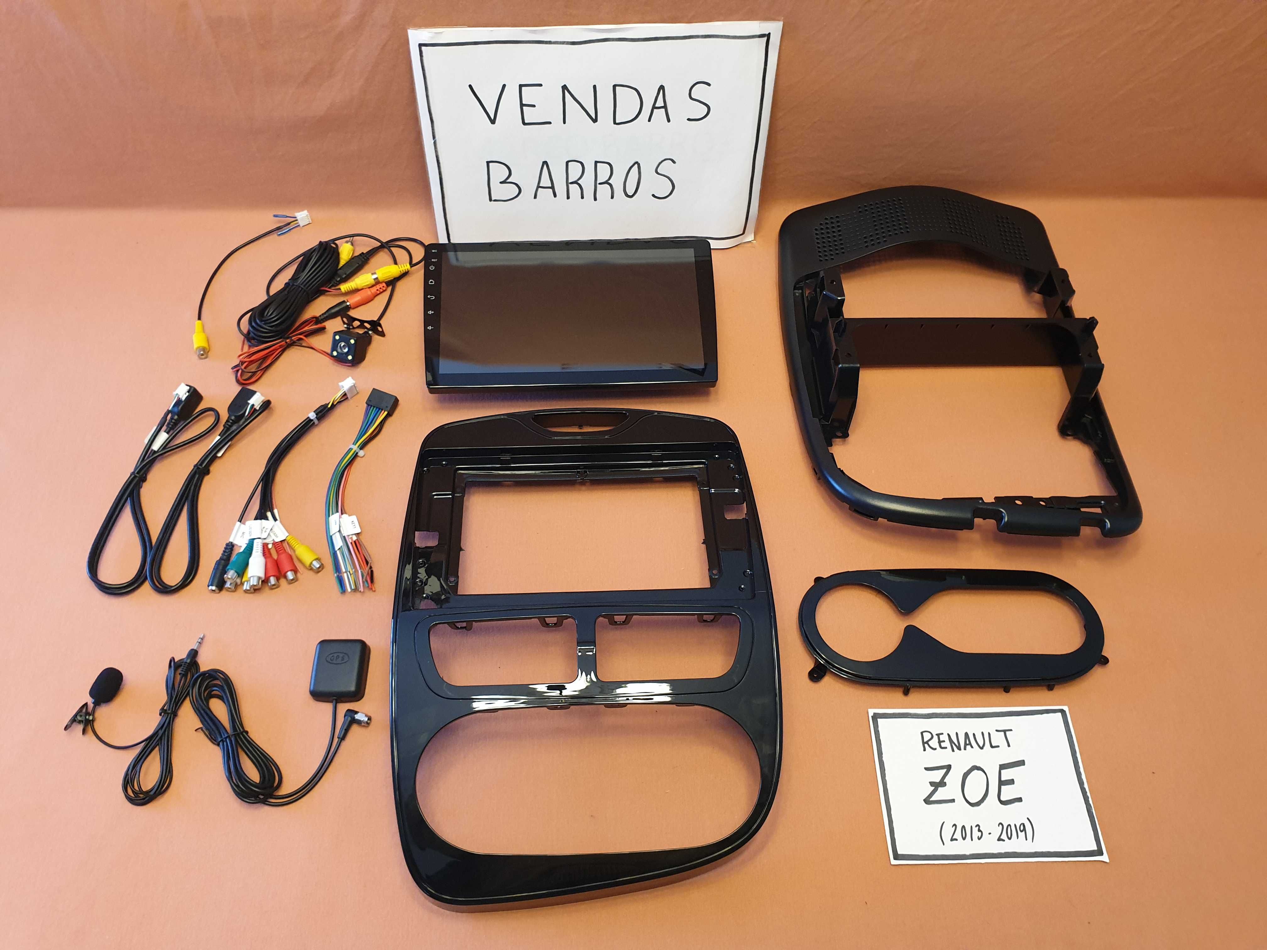 (NOVO) Rádio 2DIN 10.1" • Renault ZOE • (2013 a 2019) • Android 4+32GB
