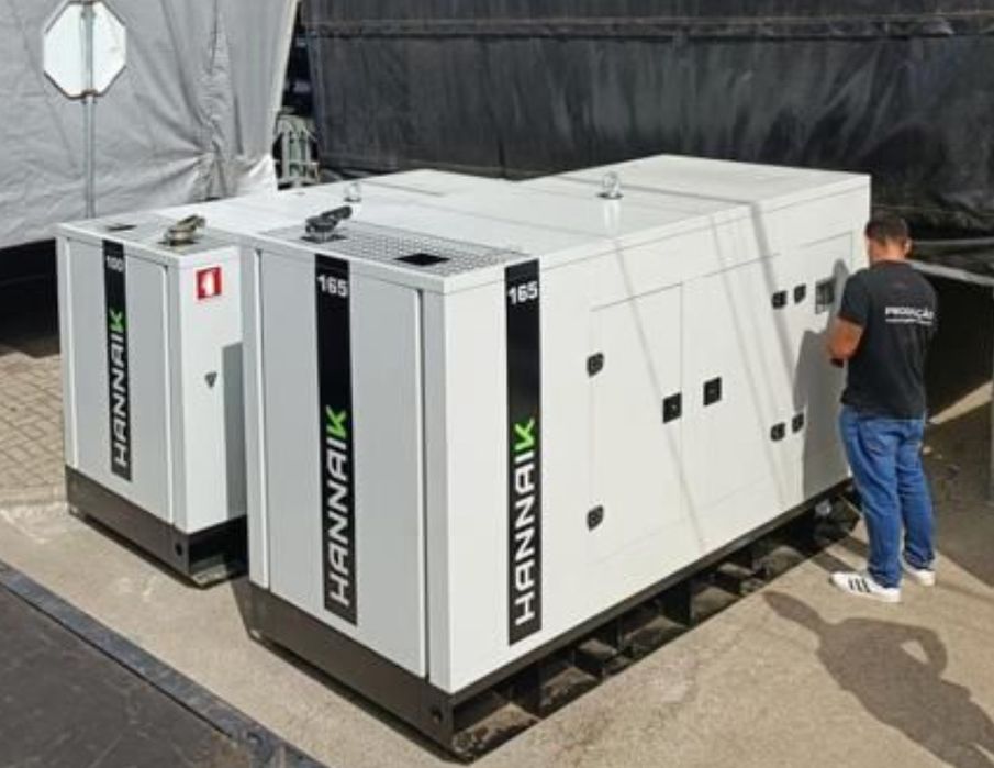 Gerador 165kVA Hannaik Iveco