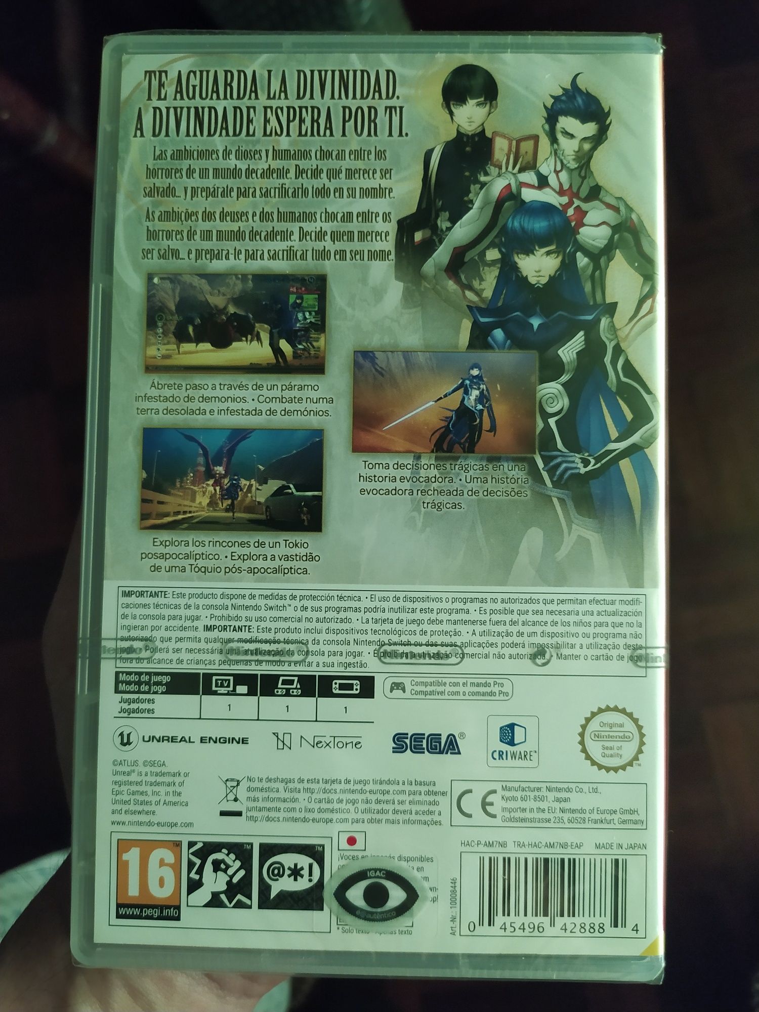 Shin megami tensei v 5 novo e selado nintendo switch
