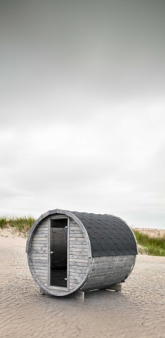 Sauna beczka ogrodowa do złożenia samodzielnego montażu DIY