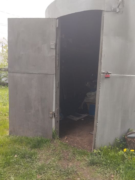 Металева бочка - кладовка-сарай