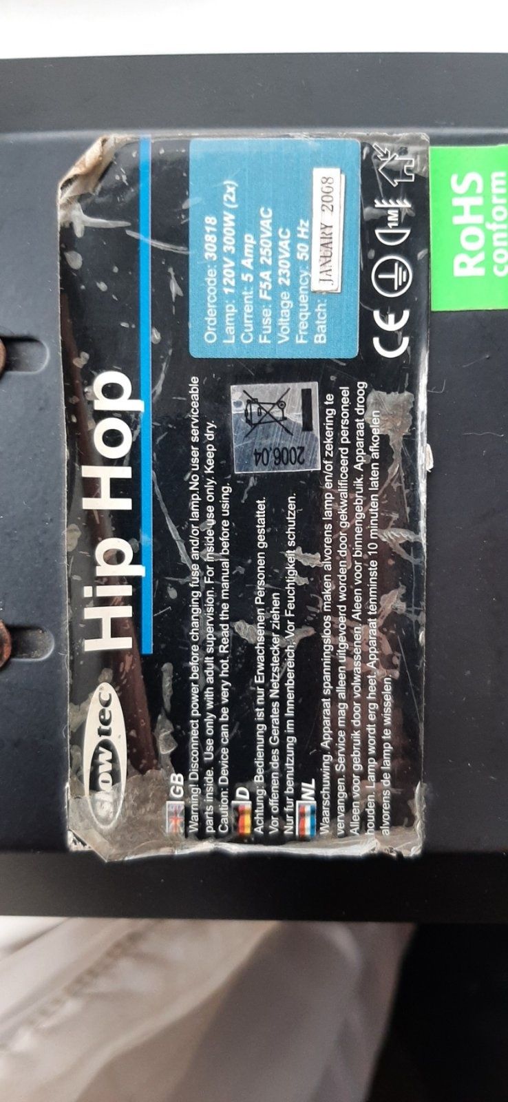 Продам диско шар / световой прибор Showtec Hip Hop 30 Multicoloured B