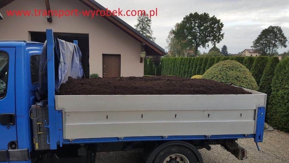 ZIEMIA OGRODOWA Przesiewana Libiąż Oświęcim czarnoziem do trawy upraw