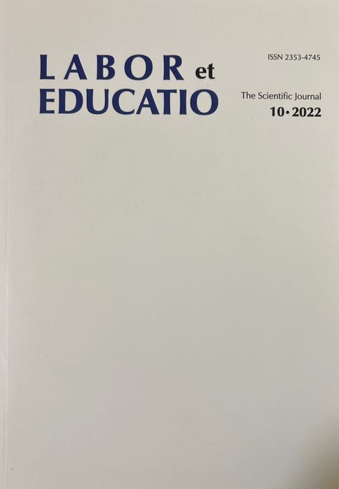 Labor et Educatio | 10/2022 pod red. N. G. Pikuła