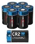 Ansmann bateria litowa CR2 3V aparaty, piloty, kamery, latarki 8 SZTUK