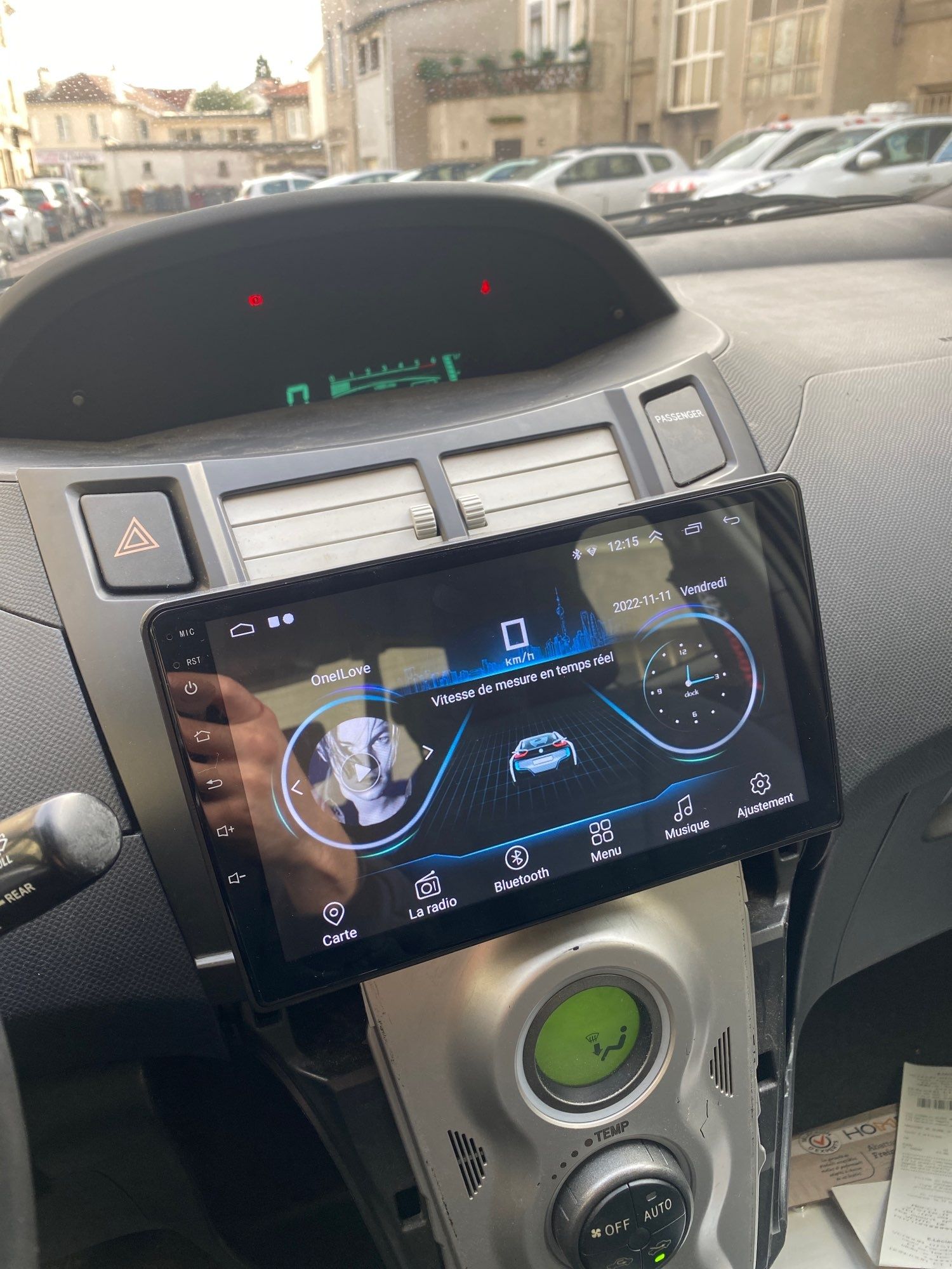Автомагнитола Toyota Yaris 2005-2012 android, под камеру заднего вида
