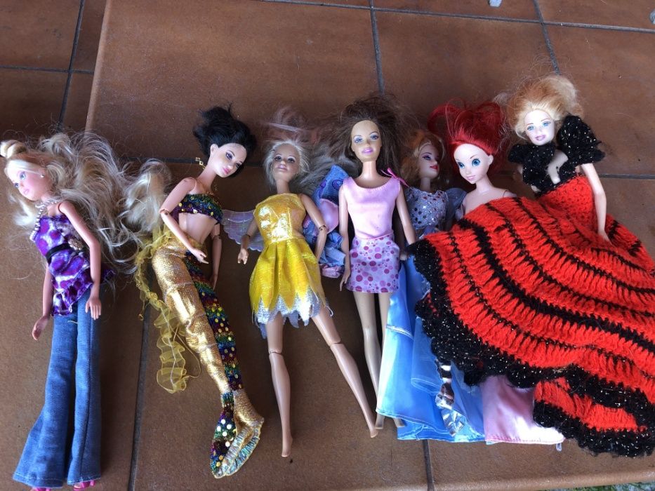lalki typu barbie komplet