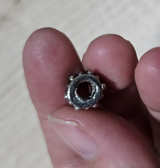 Posrebrzany charms/ koralik modułowy