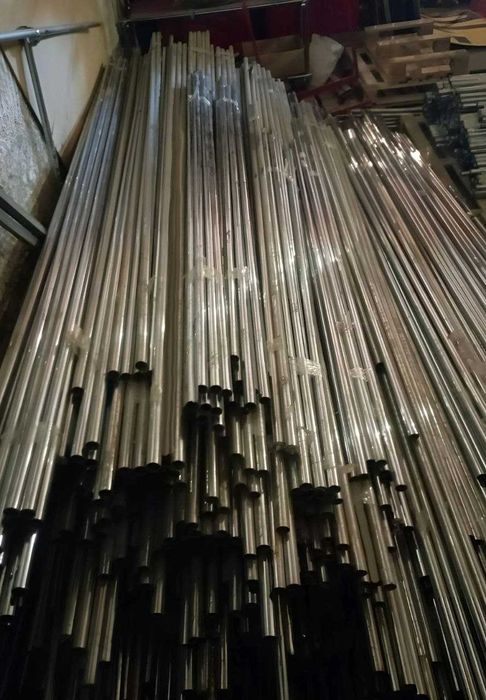 Трубы мебельные хром диаметр 25 мм.