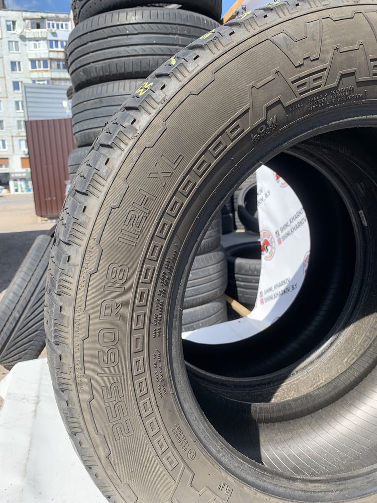 2шт 255/60R18 Nokian Rotiiva AT, СКЛАД Б/У РЕЗИНЫ