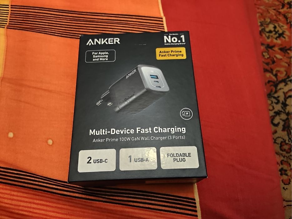 Зарядка anker prime 100w