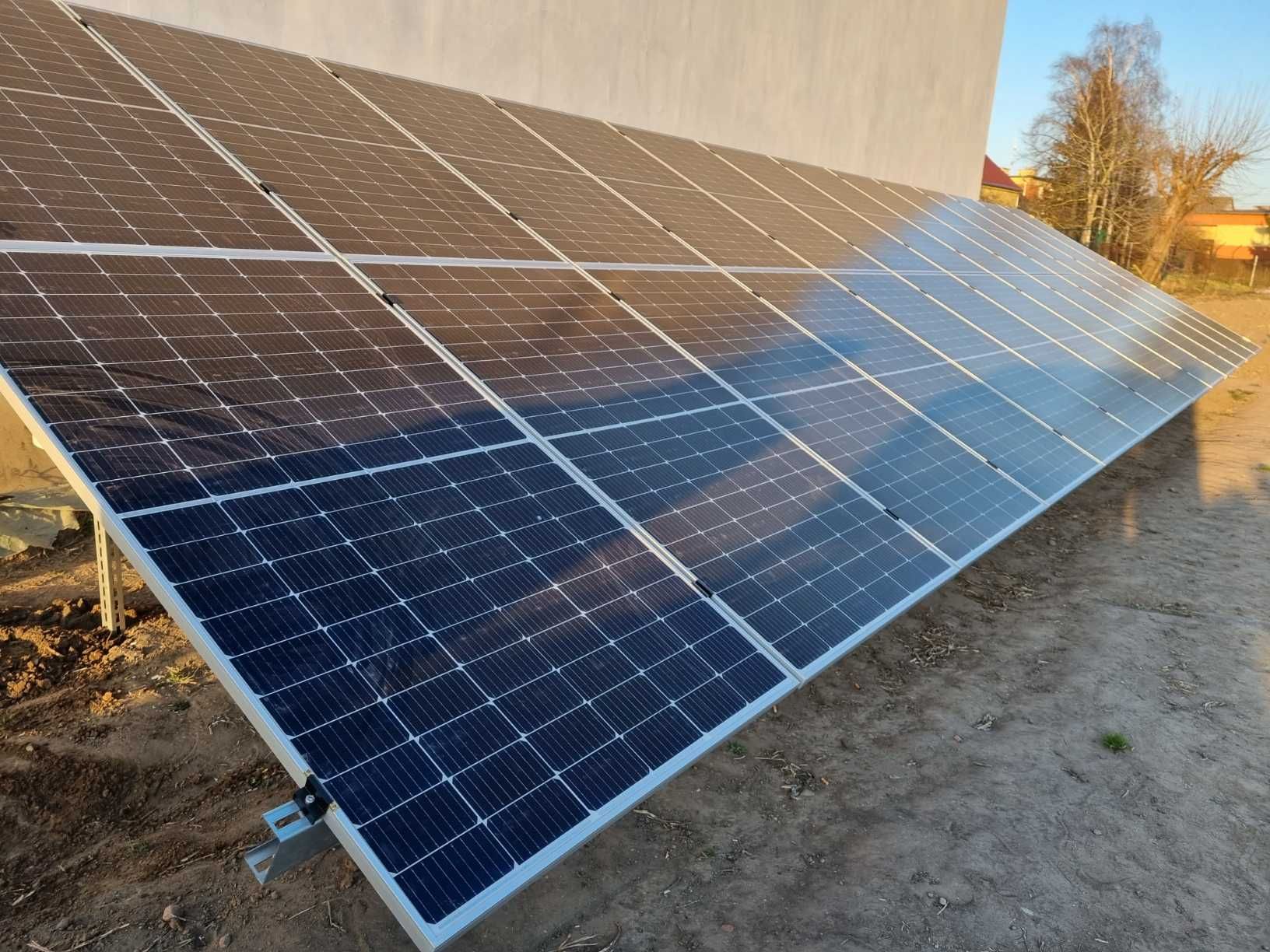 Fotowoltaika panele fotowoltaiczne Risen 540W bifacial inwerter Deye