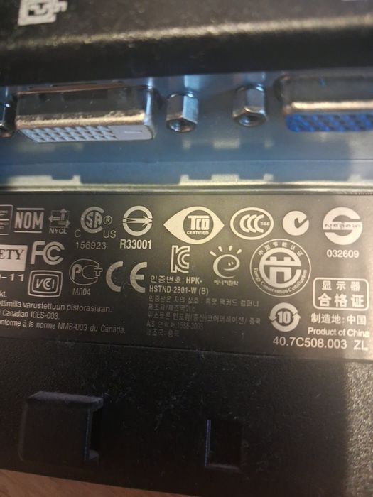 Monitor HP wymiar 50 /30