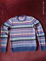 Sweter wzorzysty rozmiar S