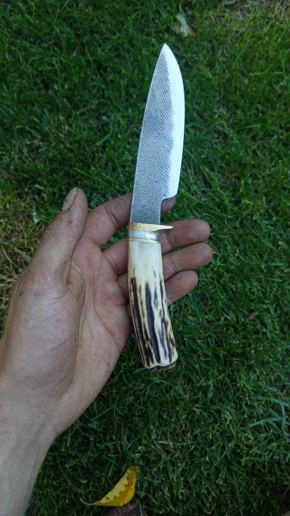 Ręcznie wykuty nóż myśliwski/ nóż edc/ knifemaking/