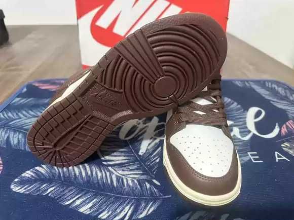 Nike Dunk Low burgundowe buty w stylu retro Rozmiar 36