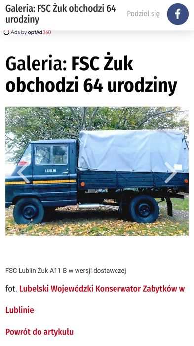 FSC Żuk A 11B /  TAXI / Skrzyniowy / Ratujmy Żuki zostały ostatnie szt