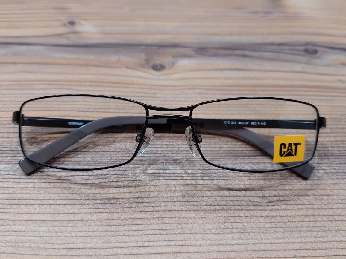 Мужские узкие металлические очки CTO-G02 CAT! Оригинал!