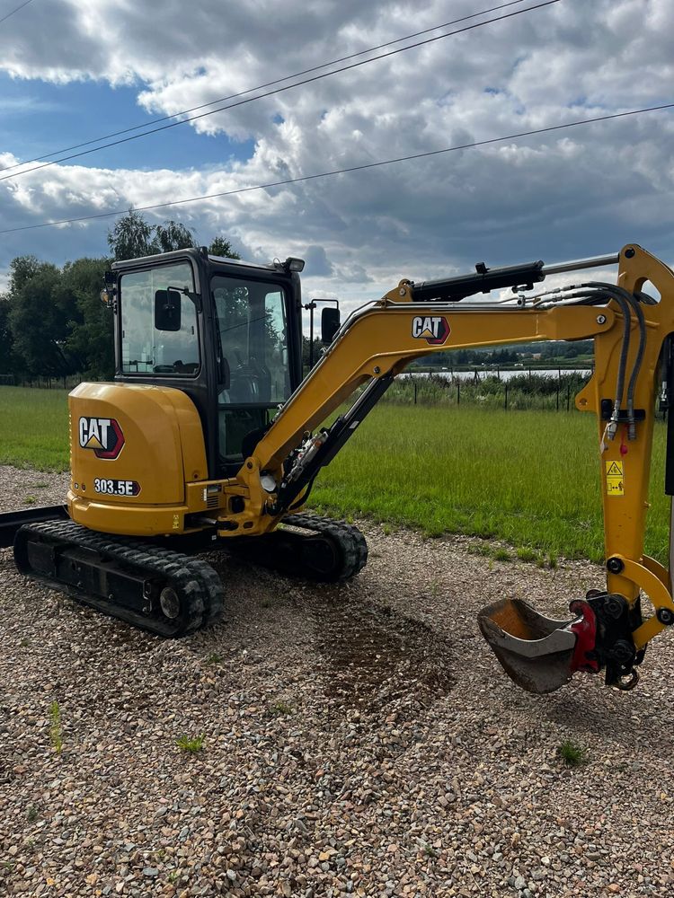 Minikoparka CAT 303.5 E CR 2020r koparka gasienicowa 2 szt