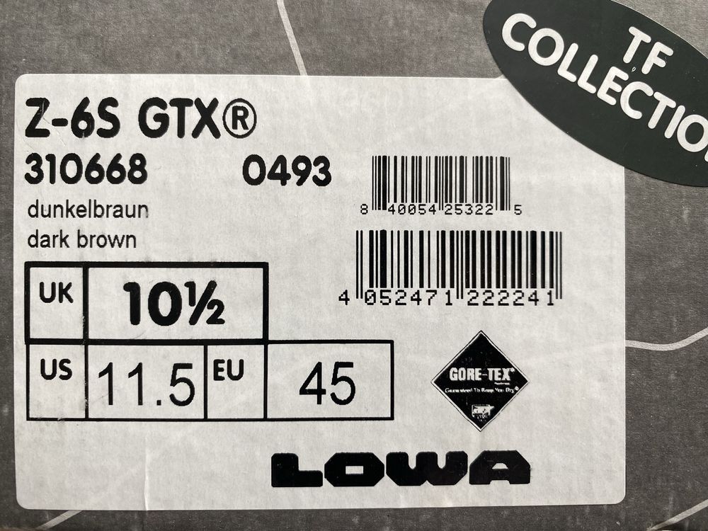 Lowa Z-6S GTX dark brown