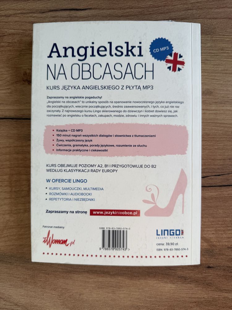 Angielski na obcasach – Kurs języka angielskiego z płytą MP3