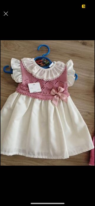 vestido novo de bebe