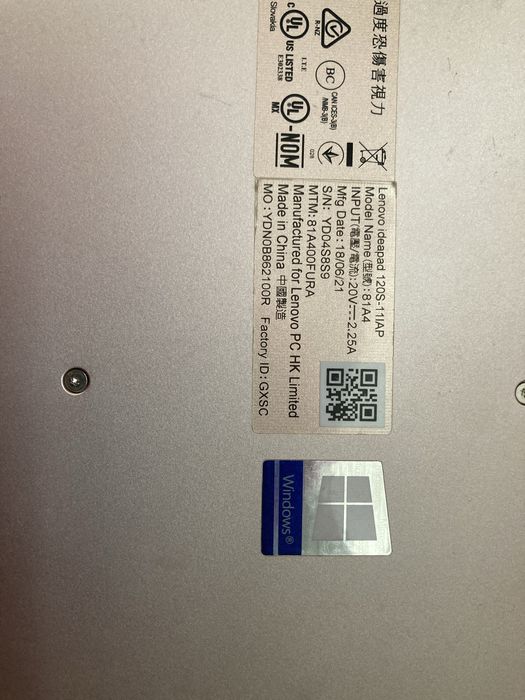 Lenovo IdeaPad 120S-11IAP