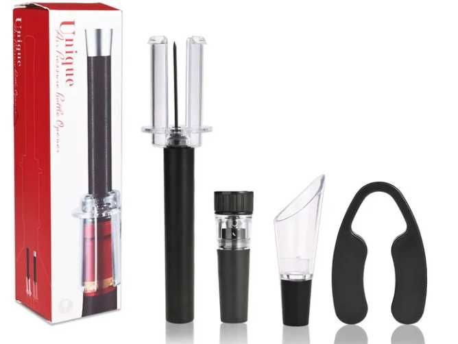 Kit de Abridor de Vinho LuxeWine