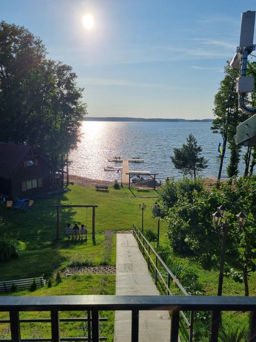 Domek 8os, całoroczny, 20m do wody sauna balia przy plaży, plac zabaw,