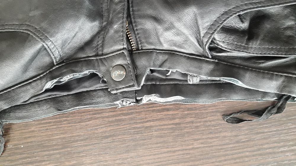 Брюки кожанные женские .