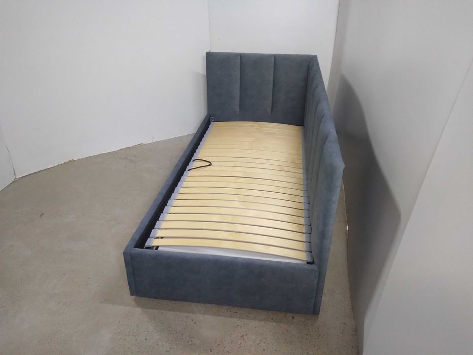 PROMOCJA ŁóżkoTapicerowaneMłodzieżoweNarożne StelażMetalowyPojemnik