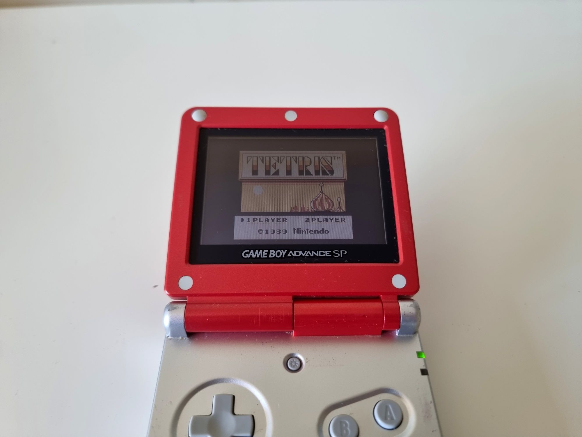 Konsola Gameboy Advance SP limited mario edition ładowarka
