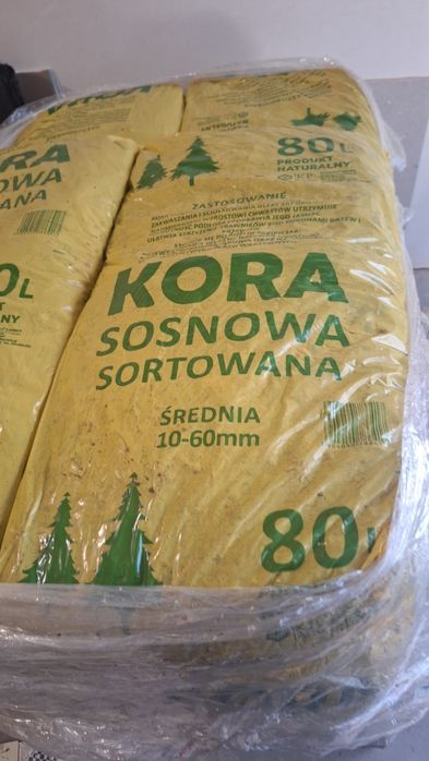 Kora sosnowa średnia 80L
