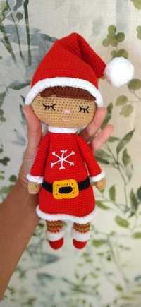 Natal - Menina Natal amigurumi