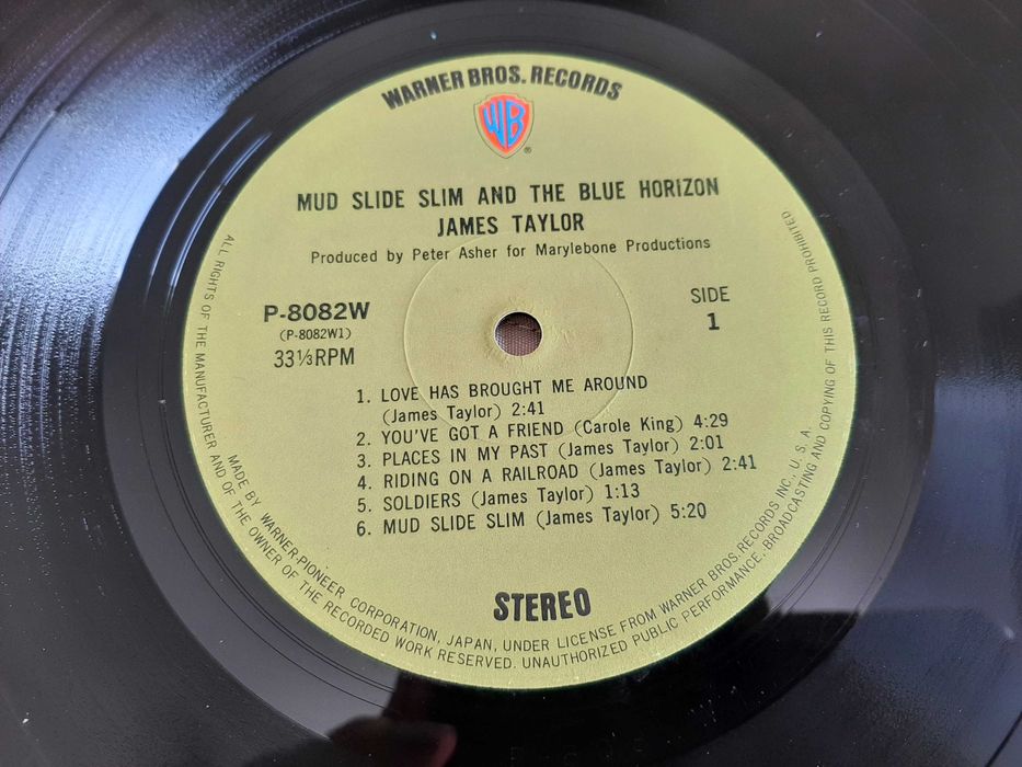 James Taylor - Mud Slide Slim - Japão - Vinil LP
