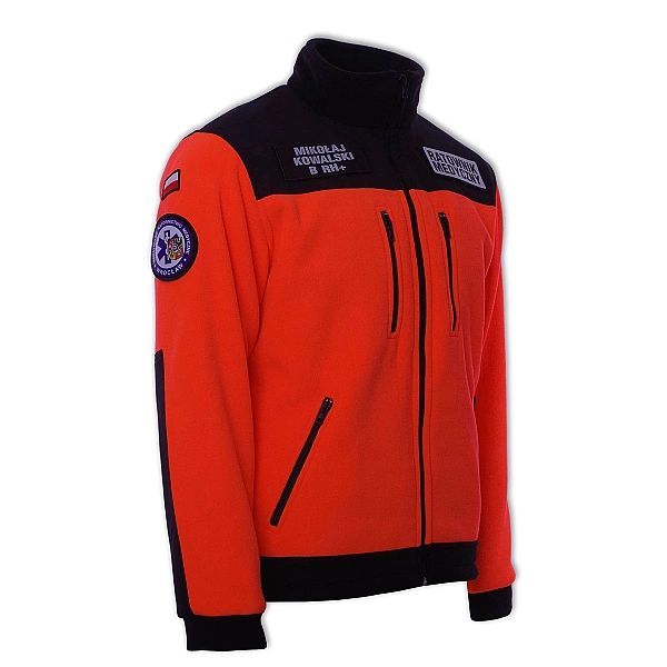 Polar ratowniczy Basic Prm-23 Fluo z kompletem emblematów (l)