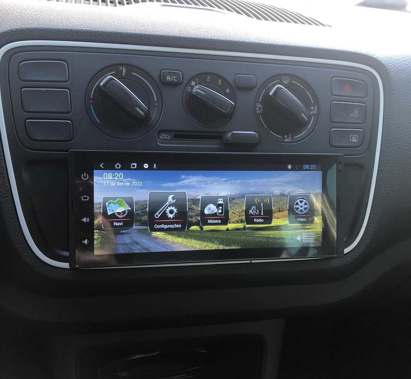 Rádio 1DIN • VW Up • SEAT Mii • SKODA Citigo • Android (2DIN) GPS