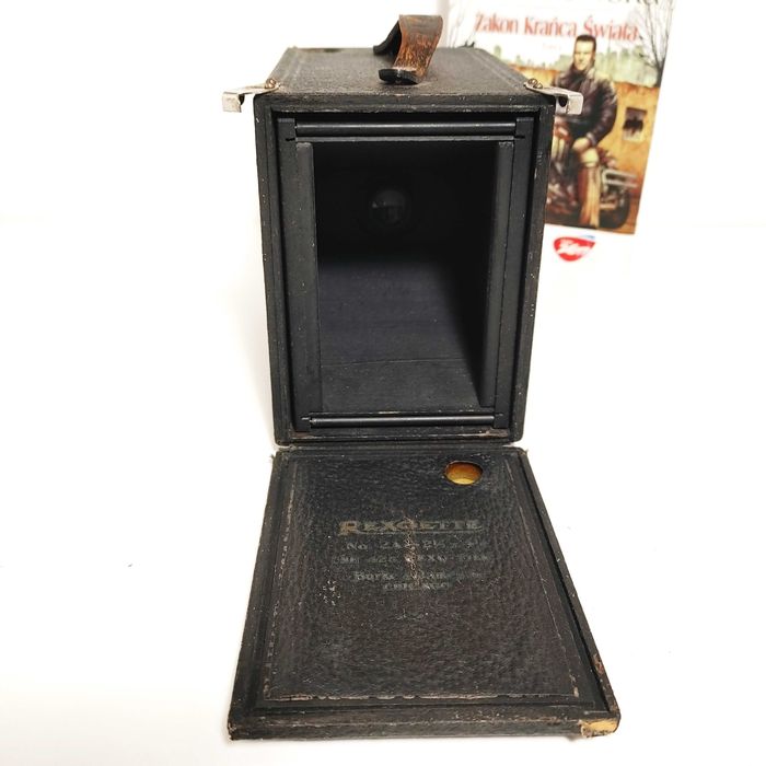 Duży aparat fotograficzny REXO Rexoette BOX model 2A USA Chicago