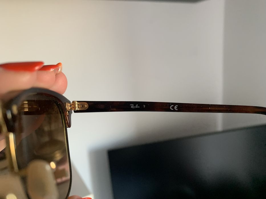 Óculos de sol rayban lentes espelhadas