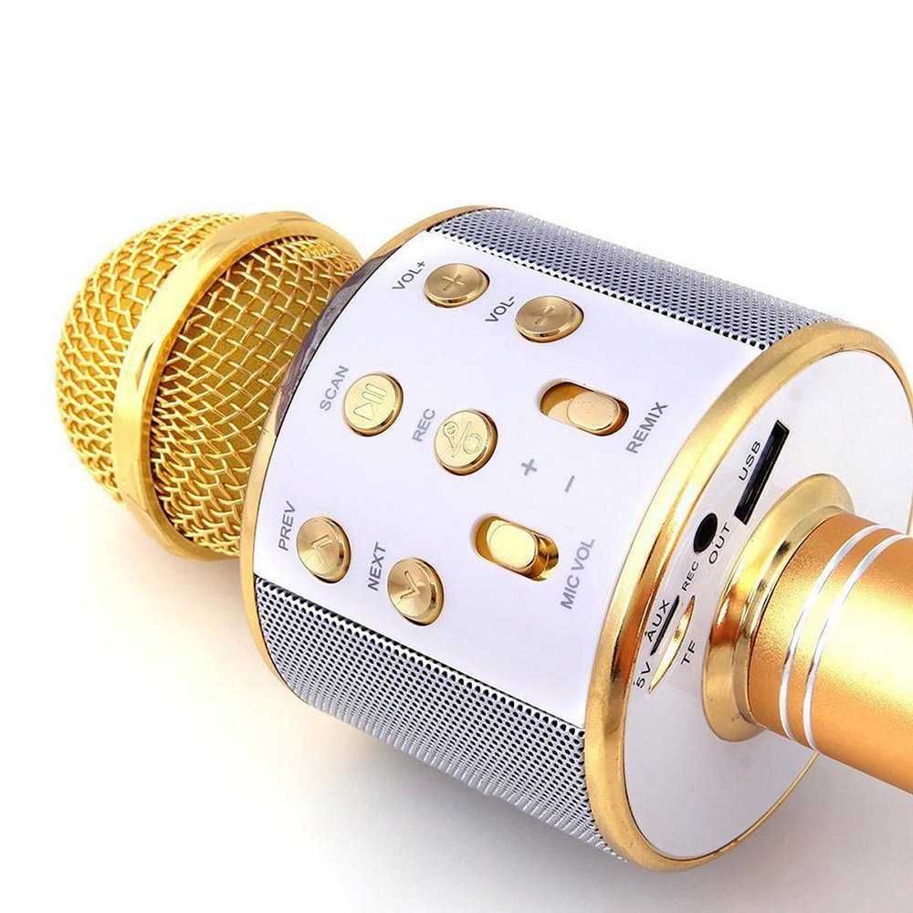 MIKROFON Bezprzewodowy Karaoke Dla Dzieci Głośnik BLUETOOTH +Kabel USB