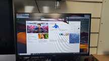 Monitor AOC estalado para peças