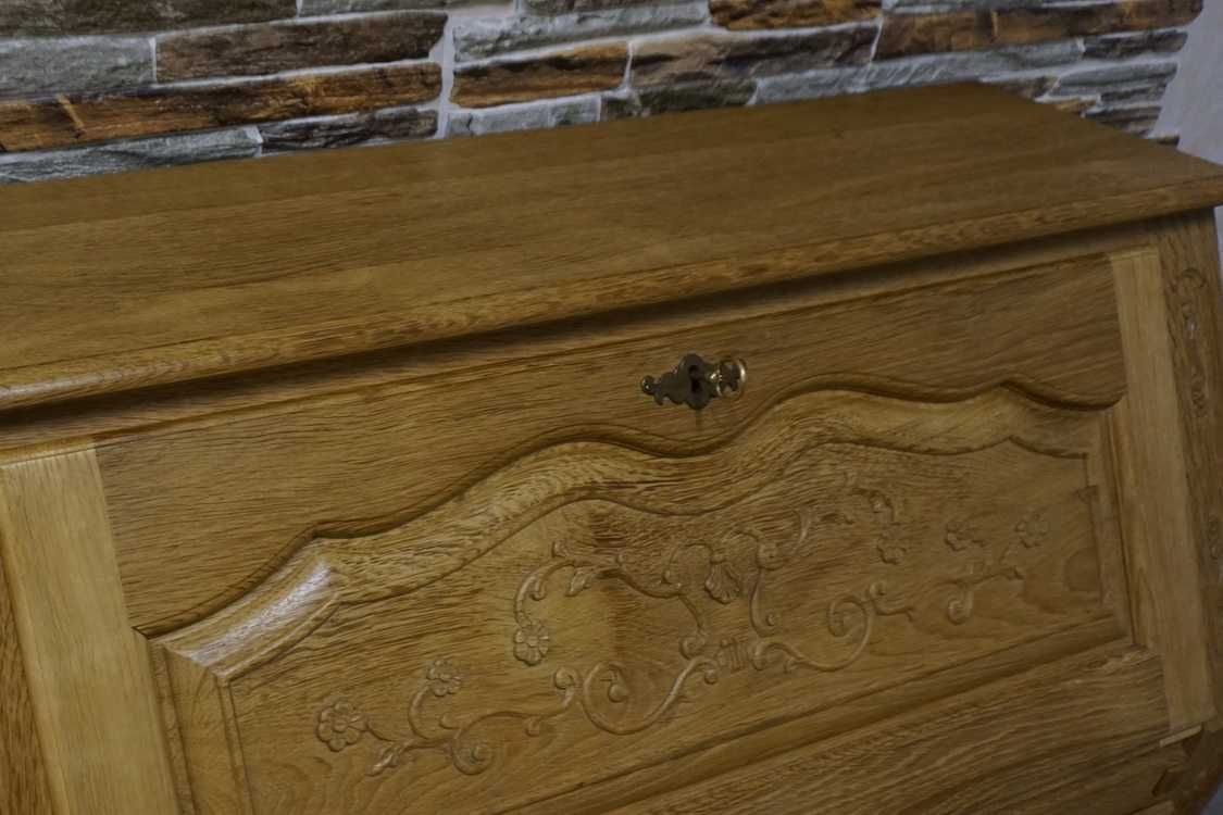 Sekretarzyk Dębowy z Litego Dębu szer. 110 cm