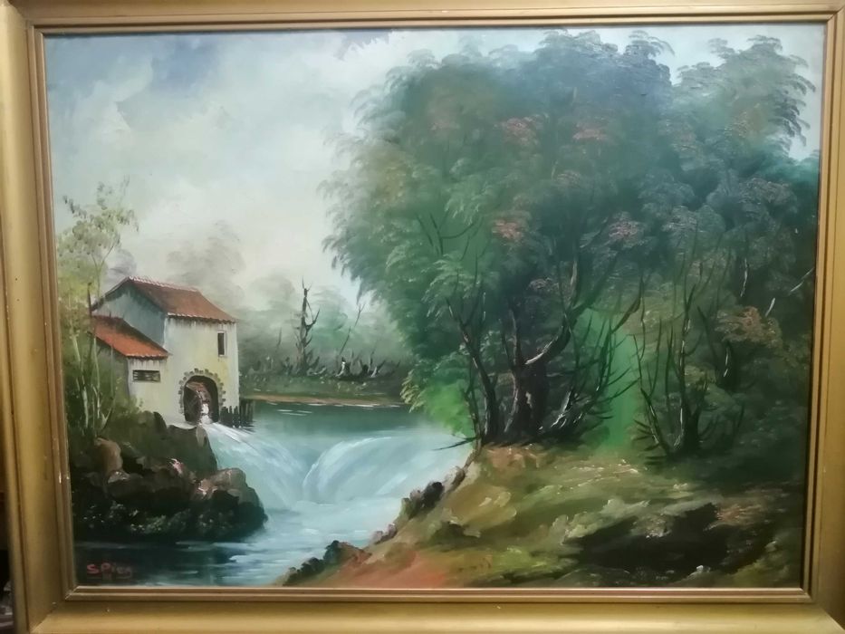 quadro em tela pintor "spica"