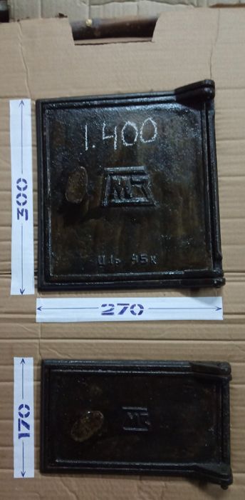 Двері для печі з чавуну СССР