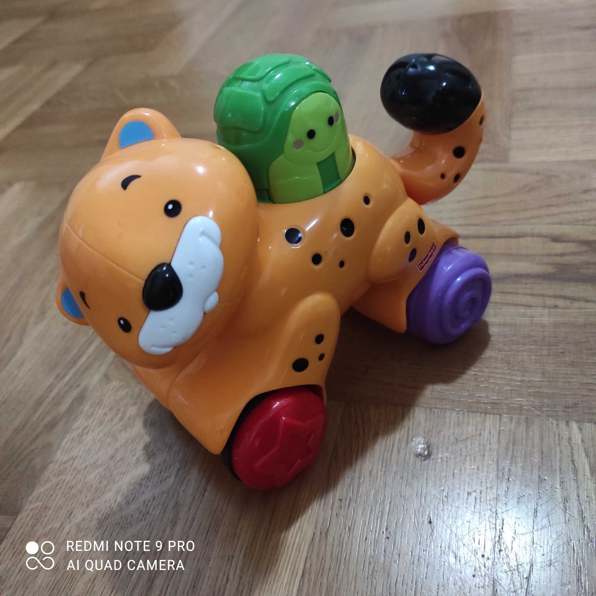 Tygrysek Fisher Price, zabawka jeżdżąca