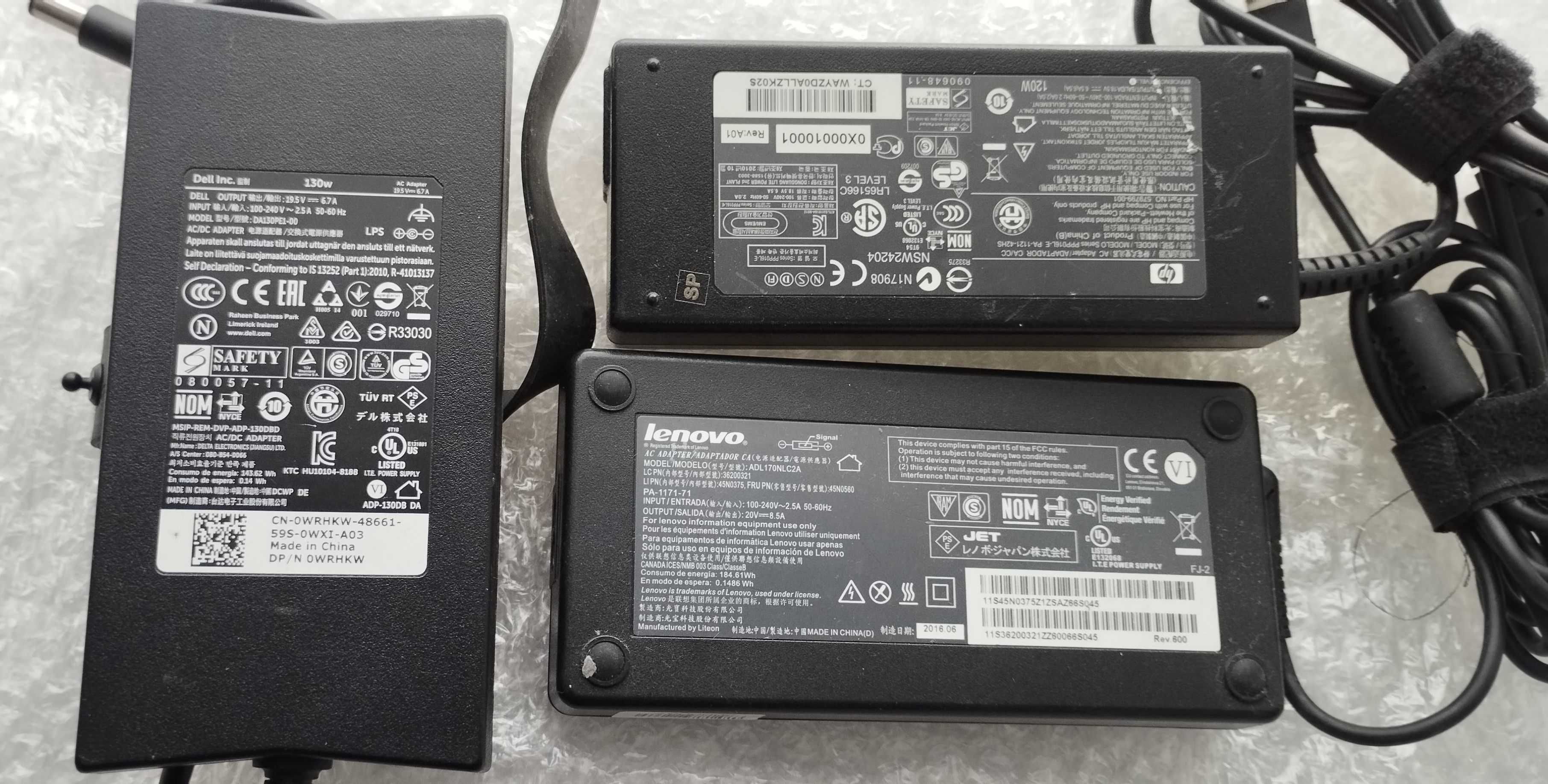 БЖ з ігрових HP DELL LENOVO PPP016L/S FA130PE1 DA130PE1 pa-1171-71