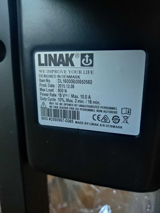 Biurko elektryczne Linak