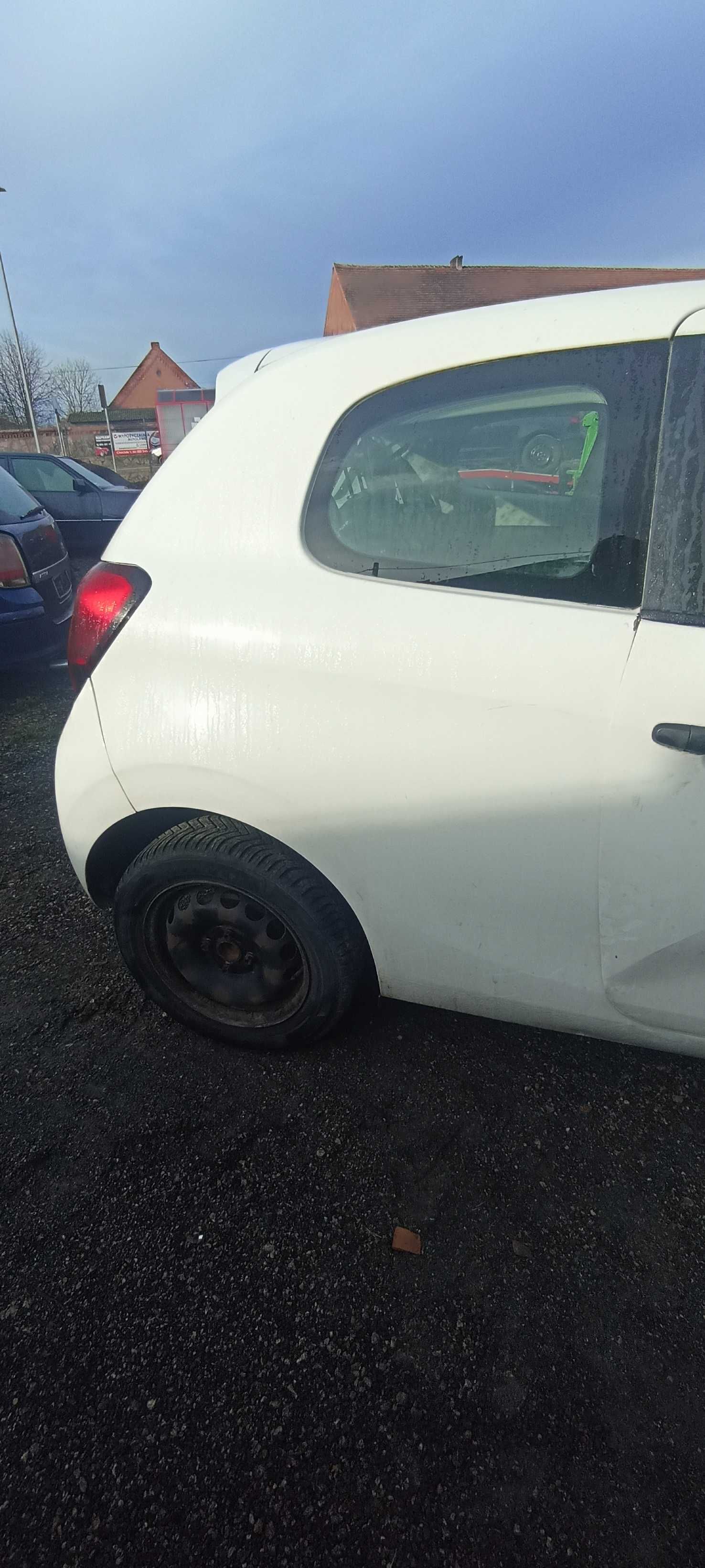 ćwiartka tył błotnik  citroen c1 II 3D 1.0 vti 69 km lak kwd biały