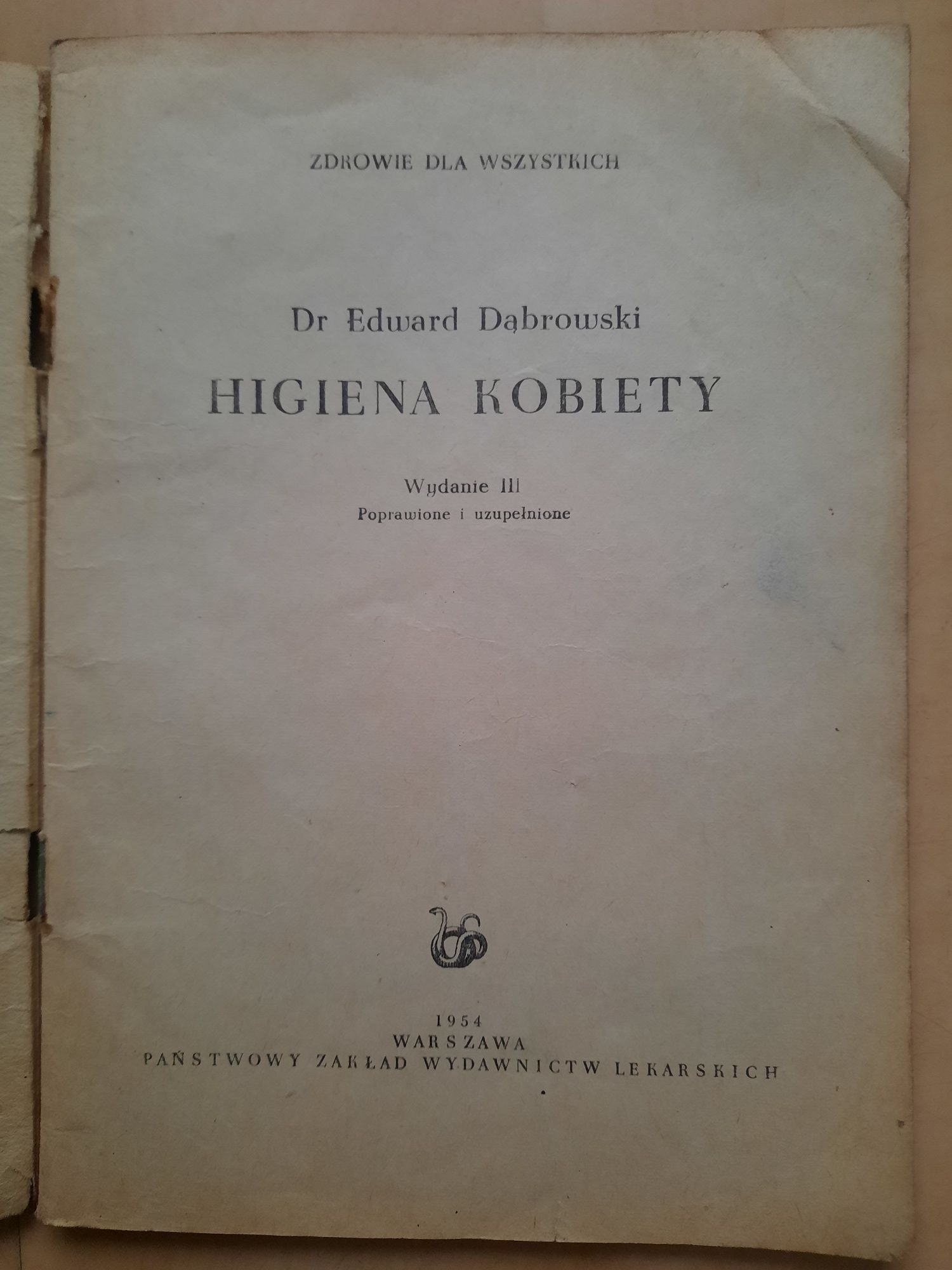 Higiena Kobiety - Dr. Edward Dąbrowski